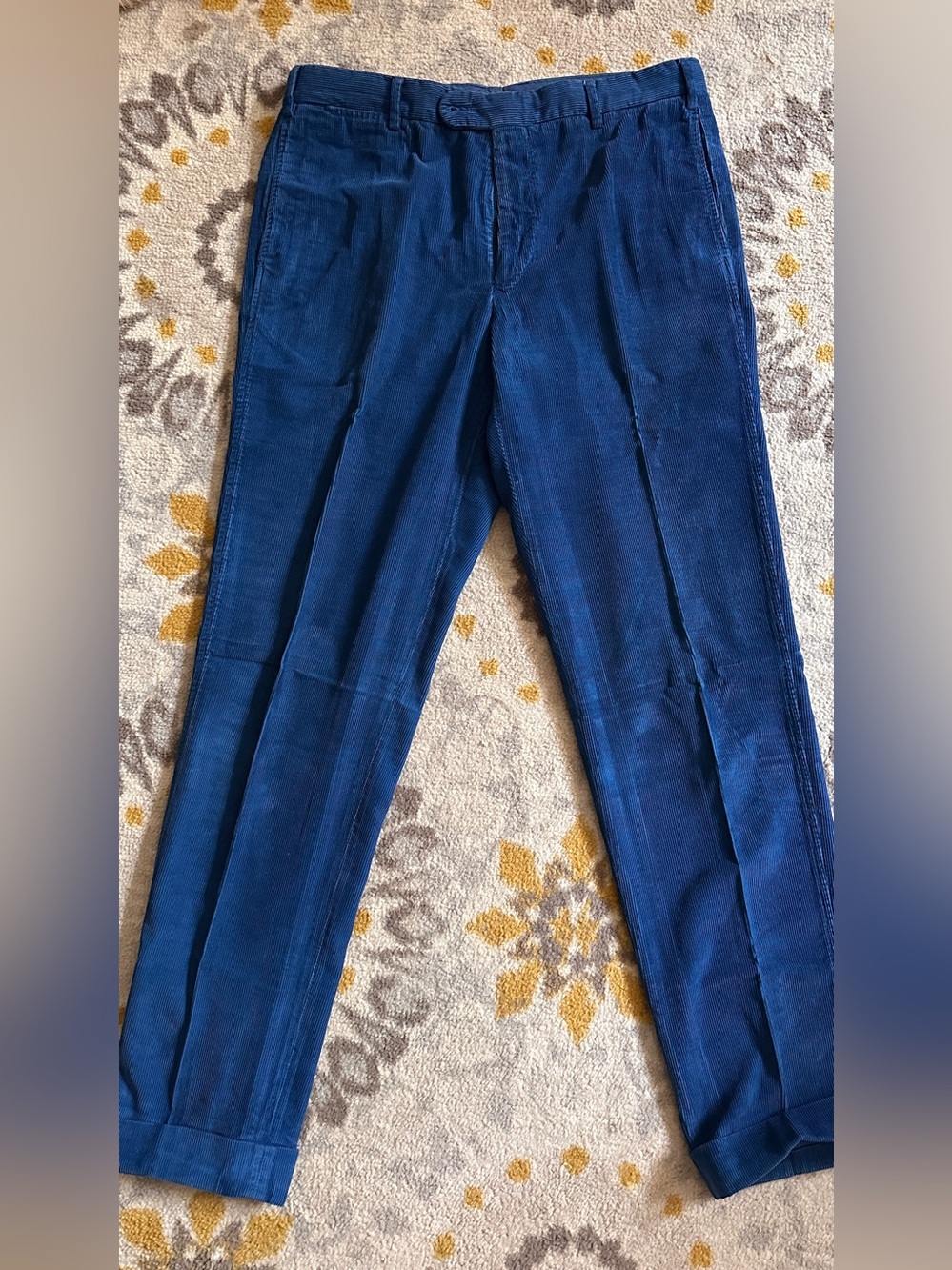 Sid Mashburn ocean blue Corduroy Pants